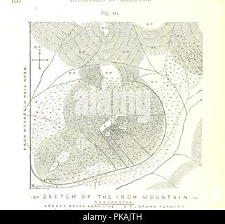 Bild von Seite 122 "Vorläufiger Bericht über die Eisenerze und Kohle von Feldern aus dem Bereich Arbeit von 1872. Mit 190 Abbildungen. Und ein Atlas, etc.". Stockfoto