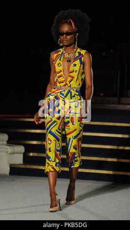 Afrika Fashion Week London mit: Modell Wo: London, Großbritannien Wann: 11 Aug 2018 Quelle: WENN.com Stockfoto