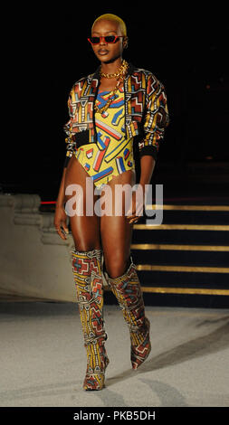 Afrika Fashion Week London mit: Modell Wo: London, Großbritannien Wann: 11 Aug 2018 Quelle: WENN.com Stockfoto