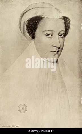 "Mary Queen of Scots", (1909). Artist: Francois Clouet. Stockfoto