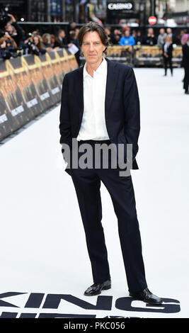 James Marsh ankommen für Der König der Diebe Weltpremiere auf der Vue West End, den Leicester Square, London statt. PRESS ASSOCIATION Foto. Bild Datum: Mittwoch, September 12, 2018. Foto: Ian West/PA-Kabel Stockfoto