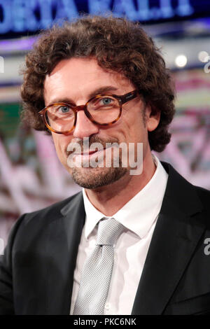 Danilo Toninelli Roma 12/09/2018. Trasmissione tv Porta a Porta Rom, 12. September 2018. Tv-show Porta a Porta Foto Samantha Zucchi Insidefoto Stockfoto