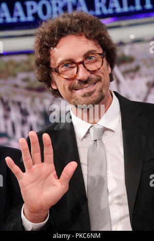 Danilo Toninelli Roma 12/09/2018. Trasmissione tv Porta a Porta Rom, 12. September 2018. Tv-show Porta a Porta Foto Samantha Zucchi Insidefoto Stockfoto