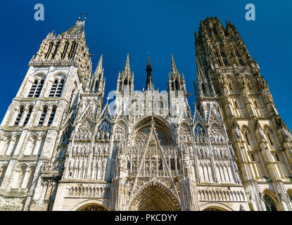 Kathedrale Notre Dame von Rouen in Frankreich Stockfoto