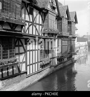 Das alte Weber Haus, Canterbury, Kent, 1960. Artist: Laurence Goldman. Stockfoto