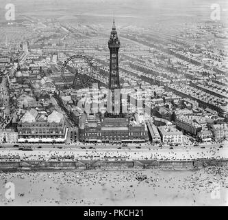 Blackpool, Lancashire, 1920. Artist: Aerofilms. Stockfoto