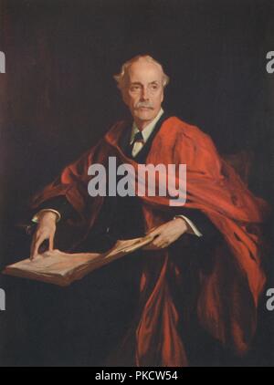 Arthur Balfour, c 1920 s, (1941). Artist: Unbekannt. Stockfoto