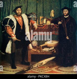 "Der Botschafter", 1533, (1909). Künstler: Hans Holbein der Jüngere. Stockfoto