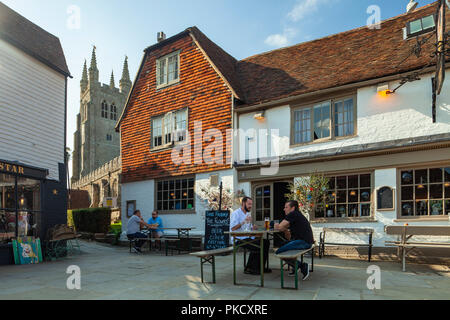 Am späten Nachmittag in Tenterden, Kent, England. Stockfoto