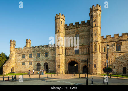 Sommer Abend in Battle Abbey in East Sussex, England. Stockfoto