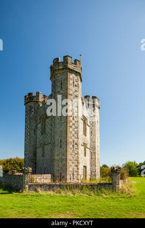 Hiorne Turm in Arundel Park, West Sussex, England. Stockfoto