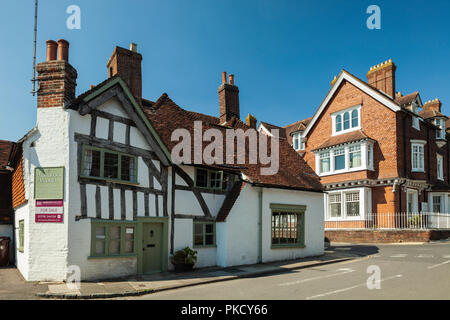 Am späten Nachmittag in Petworth, West Sussex, England. Stockfoto