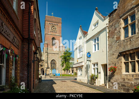 Am späten Nachmittag in Petworth, West Sussex, England. Stockfoto