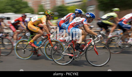 Die mens pro Feld Rennen am Samstag Nachmittag 06-02-07 in Arlington, Virginia, bei der 10. Auflage des CSC Einladungs. Stockfoto