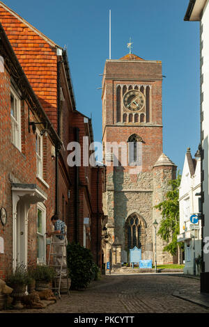 Am späten Nachmittag in Petworth, West Sussex, England. Stockfoto