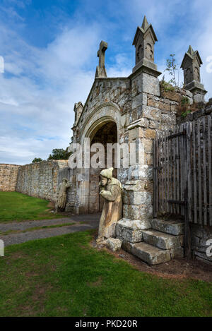 Eastern Gateway von Hulne Priorat manchmal genannt Hulne Abtei in Hulne Park Alnwick Northumberland Stockfoto