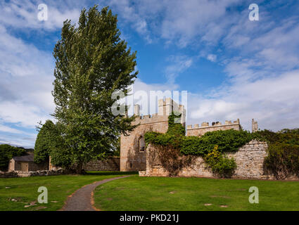 Hulne Priorat manchmal Hulne Abtei in Hulne Park Alnwick Northumberland genannt Stockfoto