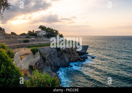 Malerisch schöne Landschaft in der Abendsonne auf Mallorca Stockfoto