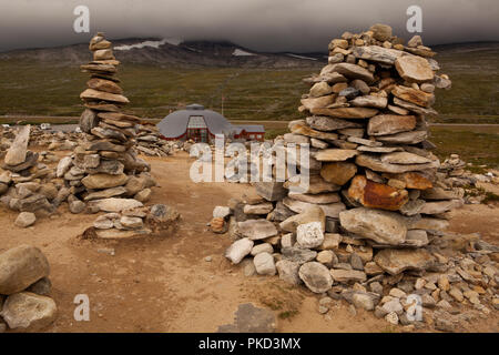 Polarkreiszentrum in Mo i Rana Stockfoto