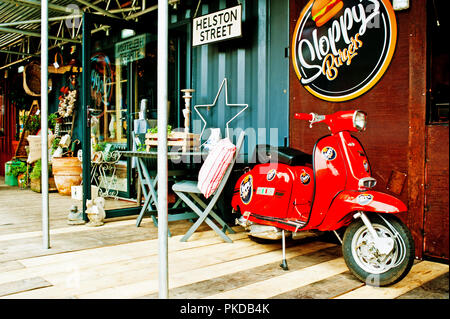 Vintage Shop, Spark container Geschäfte, Piccadilly York, England Stockfoto