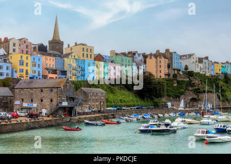 Tenby, Pembrokeshire, Wales, UK, Europa Stockfoto