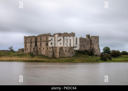 Carew Castle, Pembrokeshire, Wales, UK, Europa Stockfoto