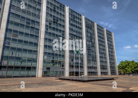 Bundespolizei von Brasilien Hauptsitz - Policia Federal-PF-Brasilia, Distrito Federal, Brasilien Stockfoto