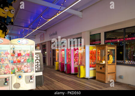 Clacton Pier an No1 Nordsee. Stockfoto