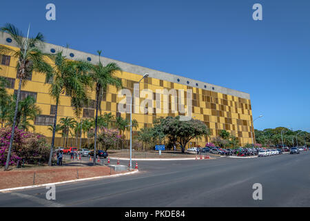 Abgeordnetenkammer Anhang IV mit den meisten Abgeordneten Büros - Brasilia, Distrito Federal, Brasilien Stockfoto