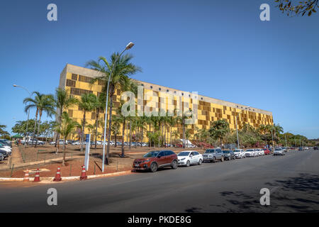 Abgeordnetenkammer Anhang IV mit den meisten Abgeordneten Büros - Brasilia, Distrito Federal, Brasilien Stockfoto