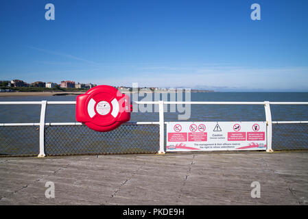 Clacton Pier an No1 Nordsee. Stockfoto