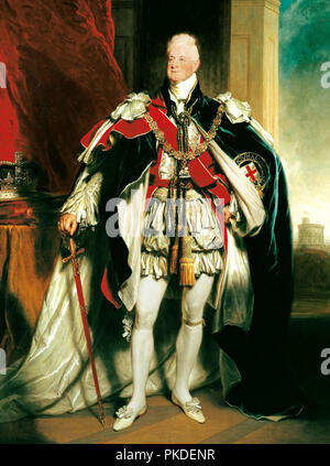 King William IV (1765-1837) König des Vereinigten Königreichs von Großbritannien und Irland und König von Hannover ab dem 26. Juni 1830 bis zu seinem Tod im Jahr 1837 Stockfoto