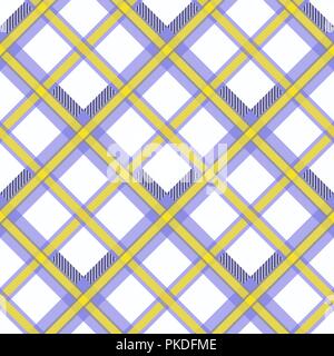 Nahtlose tartan plaid pattern im Sommer Ton. Eps 10. Stock Vektor