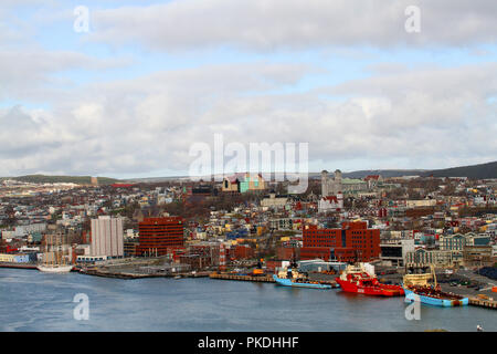 Straße Szenen der Stadt St. John's, und St. John's, Neufundland, Kanada, Stockfoto