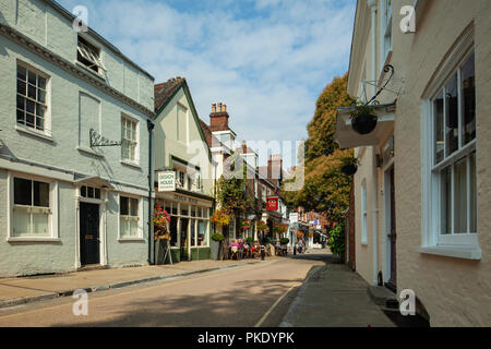 Am späten Nachmittag in Winchester, Hampshire, England. Stockfoto