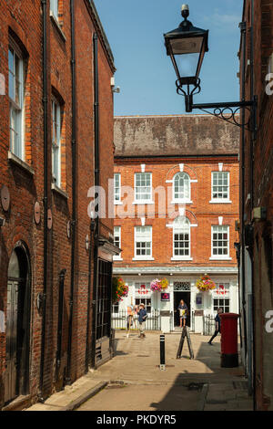 Am späten Nachmittag in Winchester, Hampshire, England. Stockfoto