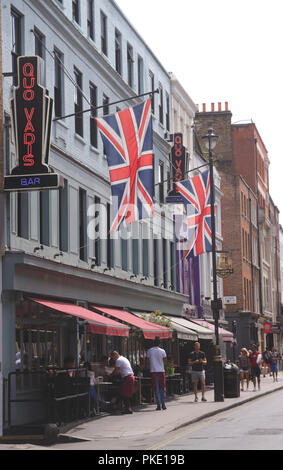 Quo Vadis restaurant Dean Street Soho London Stockfoto