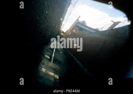 Im ehemaligen Gefängnis von Tongeren (Belgien, 10/09/2006) Stockfoto