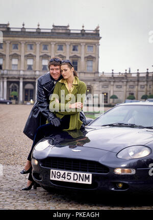 Simon und Yasmin Le Bon an Clivedon Haus Stockfoto