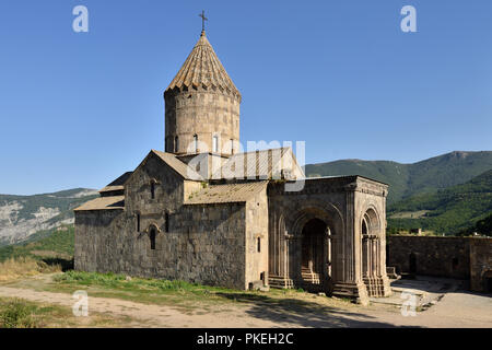 Armenien, Tatev Kloster ist ein 9. Jahrhundert historisches Denkmal. Es ist eines der ältesten und berühmtesten Klosteranlagen in Armenien, Goris Stadt Stockfoto