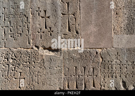 Armenien, Tatev Kloster ist ein 9. Jahrhundert historisches Denkmal. Es ist eines der ältesten und berühmtesten Klosteranlagen in Armenien, Goris Stadt, Kha Stockfoto