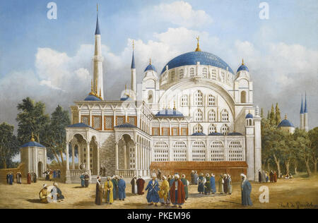 Grandchamp Louis Emile Pinel De - die Nusretiyen Moschee Stockfoto