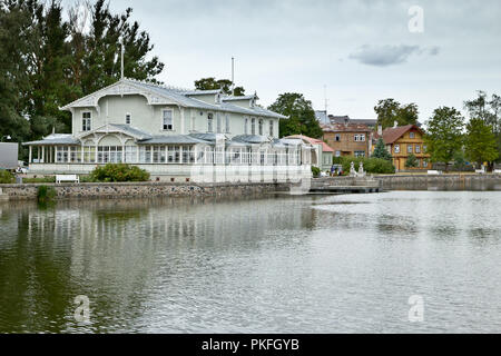 Pavillon in Haapsalu, Estland Stockfoto