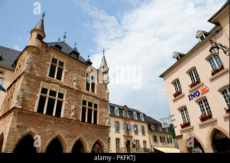 Impressionen von der Commune Echternach (Großherzogtum Luxemburg, 01/07/2009) Stockfoto