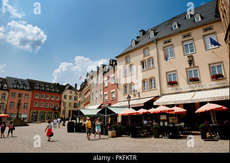 Impressionen von der Commune Echternach (Großherzogtum Luxemburg, 01/07/2009) Stockfoto