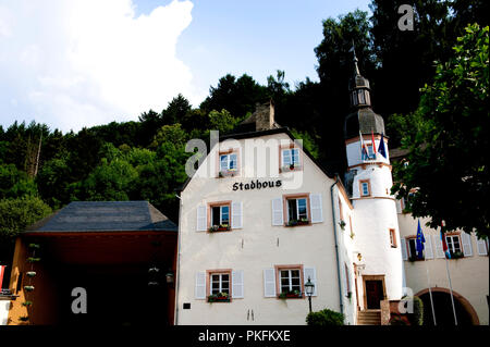 Impressionen von der Gemeinde Vianden (Großherzogtum Luxemburg, 01/07/2009) Stockfoto