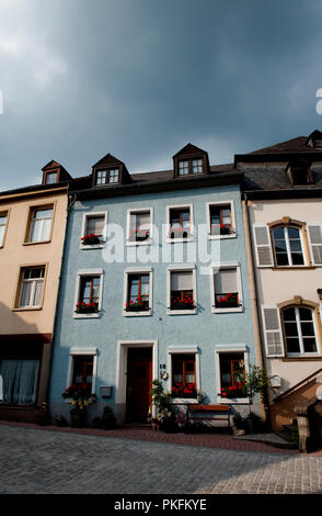 Impressionen von der Gemeinde Vianden (Großherzogtum Luxemburg, 01/07/2009) Stockfoto