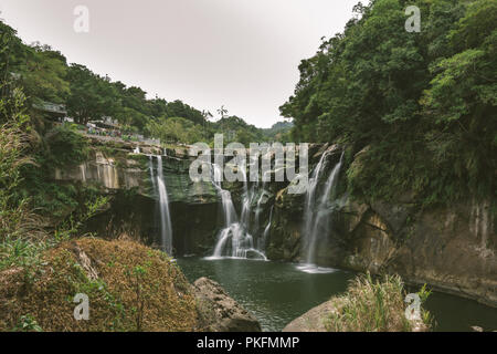 Shifen Wasserfall Taiwan Natur mehrere Wasserfälle Stockfoto