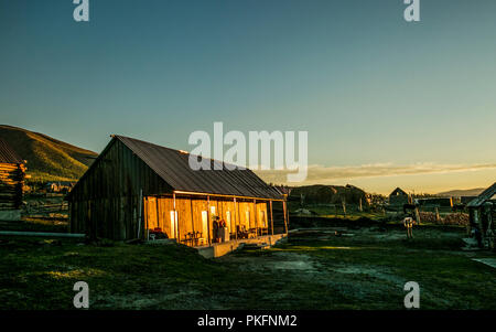 Xinjiang altay Weiße khabarov Dorf Stockfoto