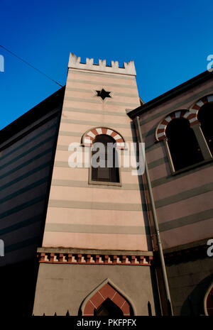 Das 19. Jahrhundert Beth Yaacov Synagoge in Genf (Schweiz, 16/04/2010) Stockfoto